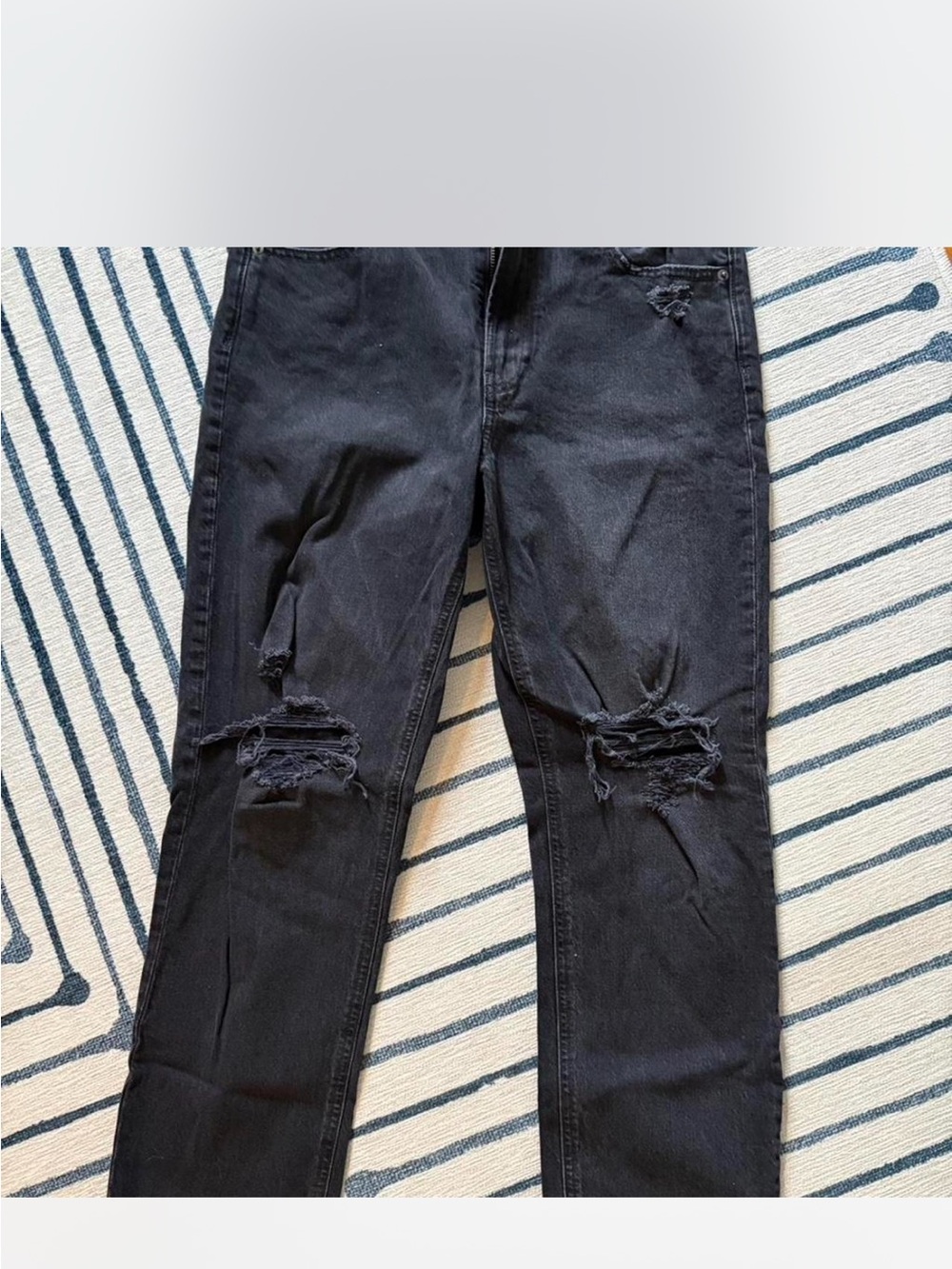 GAP Black Distressed  Jeans